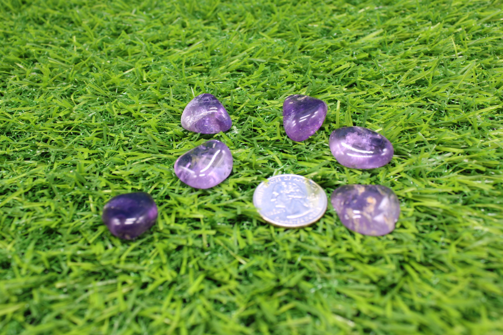 Small Amethyst Tumbled Stones (Extra Grade)