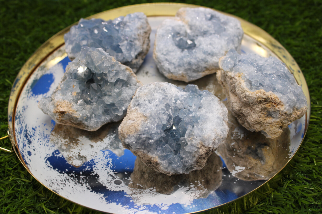 Druzy Celestite Specimens