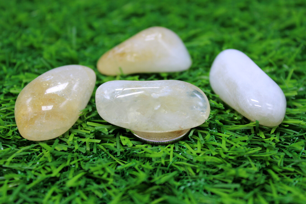 Citrine (Heat Treated Amethyst) Tumbled Stones