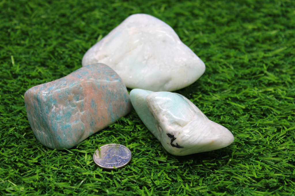 Jumbo Amazonite Tumbled Stones
