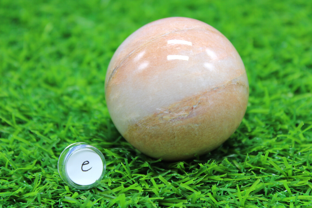 Peach Moonstone Spheres