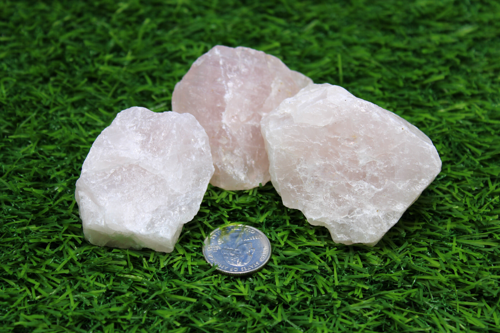 Raw Rose Quartz Chunks