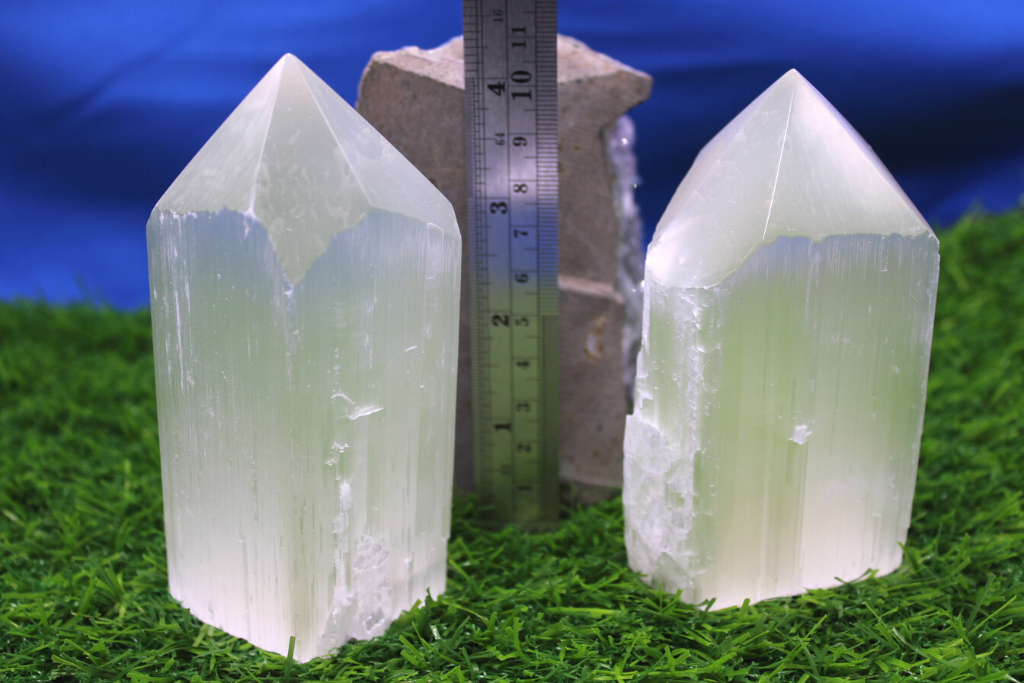 Selenite Crystal Polished Points