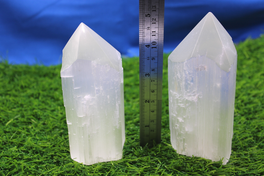 Selenite Crystal Polished Points