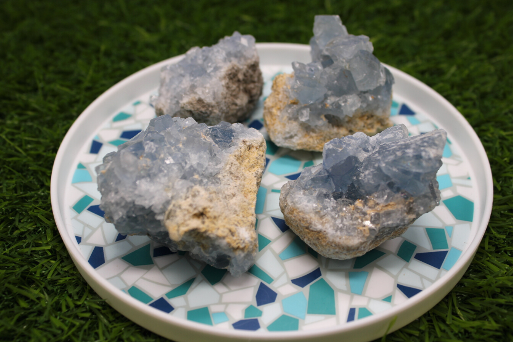 Druzy Celestite Specimens