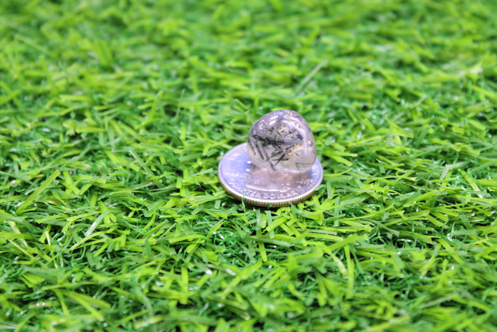 Green Rutilated Quartz Tumbles